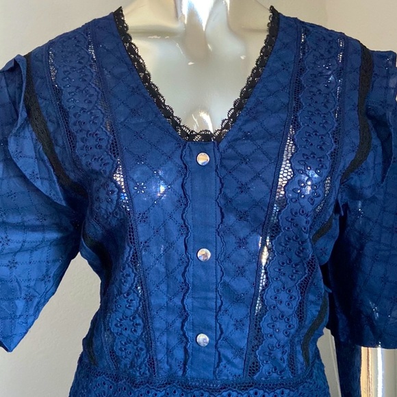 Coach Lace Mini Dress - Picture 5 of 8